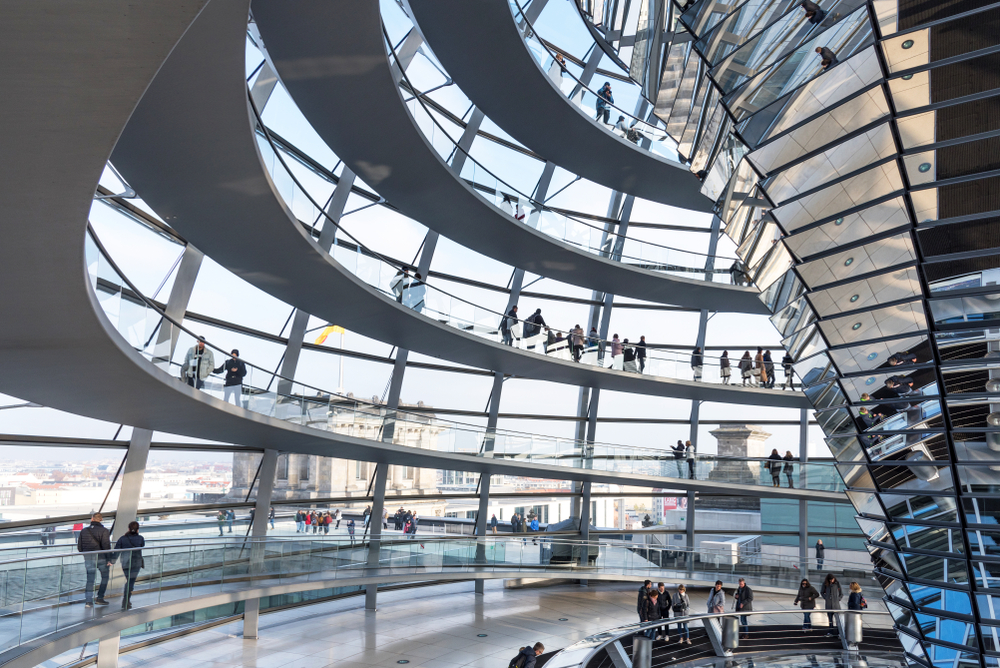 Berlin,,Germany,-,November,23,,2019:,Interior,Of,The,Reichstag